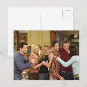 FRIENDS™ | Gegoten Thanksgiving Groep Hug Uitnodiging Briefkaart (Voorkant / Achterkant)