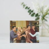FRIENDS™ | Gegoten Thanksgiving Groep Hug Uitnodiging Briefkaart (Staand voorkant)
