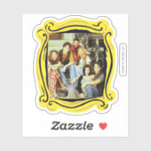 FRIENDS™ | Gegoten vergadering op de stoep Sticker (Vel)