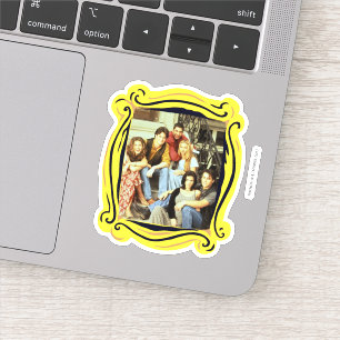 FRIENDS™ Gegoten vergadering op de stoep Sticker