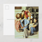 FRIENDS™ | Gegoten vergadering op de stoep Uitnodiging Briefkaart (Voorkant / Achterkant)