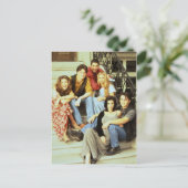 FRIENDS™ | Gegoten vergadering op de stoep Uitnodiging Briefkaart (Staand voorkant)