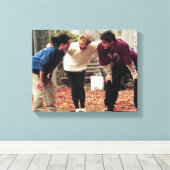 FRIENDS™ | Geller Bowl Team Monica Canvas Afdruk (Insitu (Houten vloer))