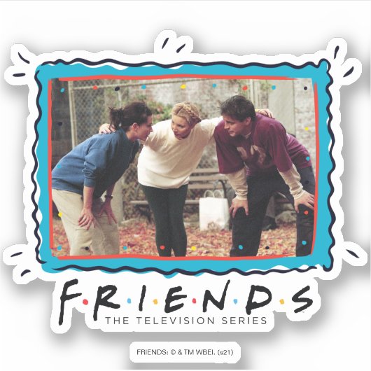 FRIENDS™ | Geller Bowl Team Monica Sticker (Voorkant)