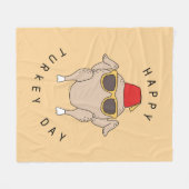 FRIENDS™ | Gelukkig Turkije Day Fleece Deken (Voorkant (Horizontaal))