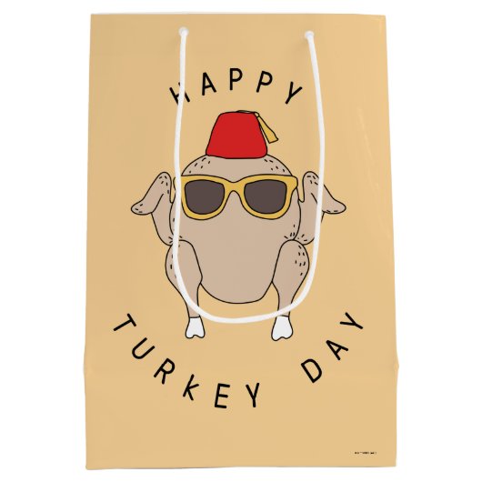 FRIENDS™ | Gelukkig Turkije Day Medium Cadeauzakje (Achterkant)