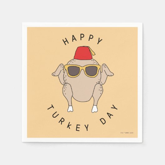 FRIENDS™ | Gelukkig Turkije Day Servet (Voorkant)
