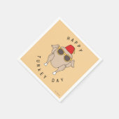 FRIENDS™ | Gelukkig Turkije Day Servet (Hoek)