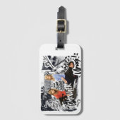 FRIENDS™ | Gevaar! Unagi. Bagagelabel (Voorkant (verticaal))