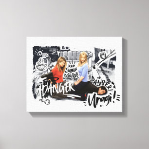 FRIENDS™   Gevaar! Unagi. Canvas Afdruk