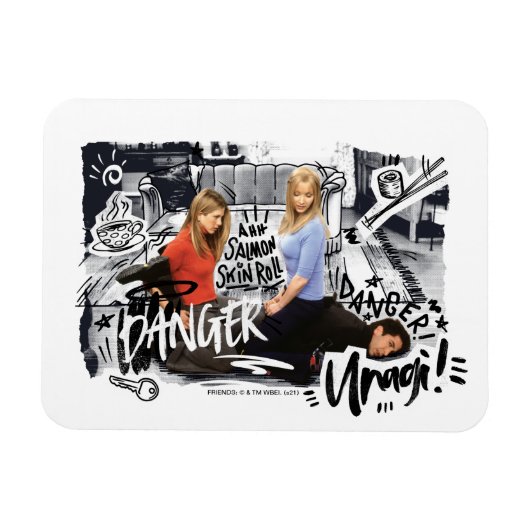 FRIENDS™ | Gevaar! Unagi. Magneet (Horizontaal)