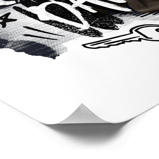 FRIENDS™ | Gevaar! Unagi. Poster (Hoek)