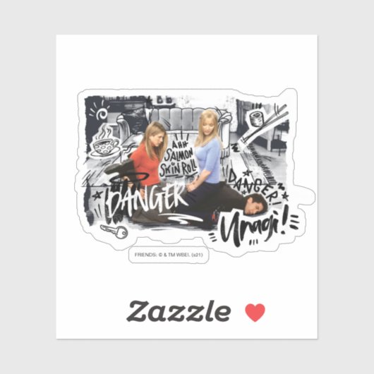 FRIENDS™ | Gevaar! Unagi. Sticker (Vel)
