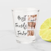Friends Gift BFF Friendship Photo Collage Shot Glas (Voorkant)