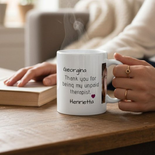 friends gift thank you for being my therapist koffiemok