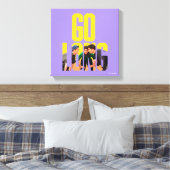 FRIENDS™ | Go Long Citaat Canvas Afdruk (Insitu (Slaapkamer))