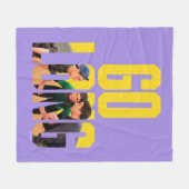 FRIENDS™ | Go Long Citaat Fleece Deken (Voorkant (Horizontaal))