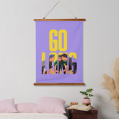 FRIENDS™ | Go Long Citaat Hangend Wandkleed (Slaapkamer)