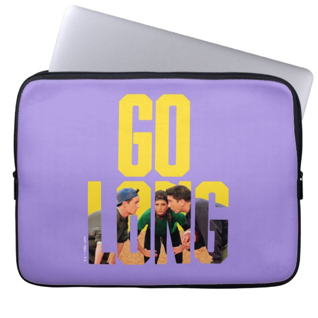 FRIENDS™ | Go Long Citaat Laptop Sleeve (Voorkant)