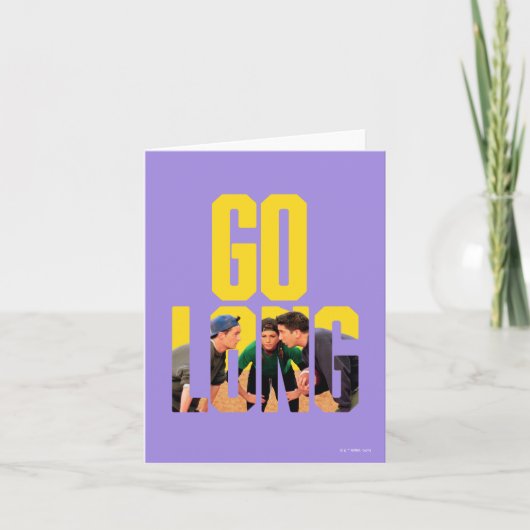 FRIENDS™ | Go Long Citaat Notitiekaartje (Voorkant)