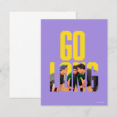 FRIENDS™ | Go Long Citaat Notitiekaartje (Voorkant / Achterkant)