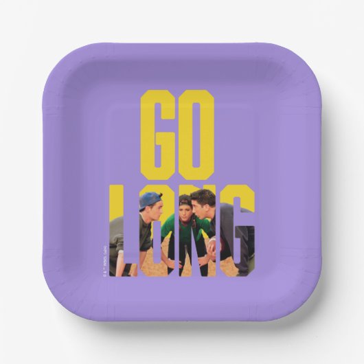 FRIENDS™ | Go Long Citaat Papieren Bordje (Voorkant)