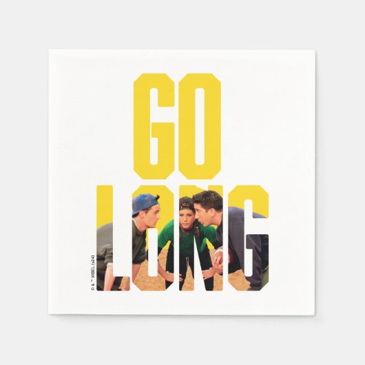 FRIENDS™ | Go Long Citaat Servet (Voorkant)