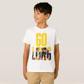 FRIENDS™ | Go Long Citaat T-shirt (Voorkant volledig)