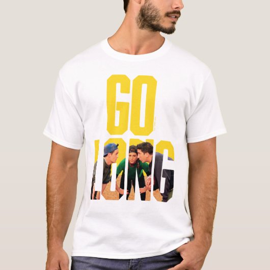 FRIENDS™ | Go Long Citaat T-shirt (Voorkant)
