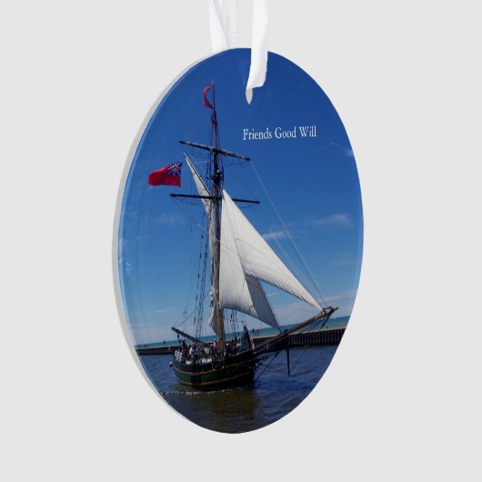 Friends Good Will acrylversibel Ornament (voorkant)