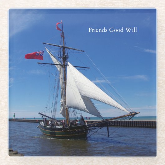 Friends Good Will glass onderzetter (Voorkant)