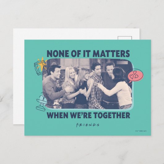 FRIENDS™ | Groep Hug Briefkaart (Voorkant / Achterkant)