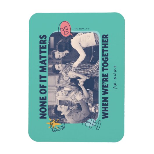 FRIENDS™ | Groep Hug Magneet (Verticaal)