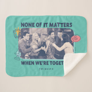 FRIENDS™ Groep Hug Sherpa Deken