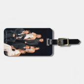 FRIENDS™ | Groep in zwart-wit — Formulier Draag Bagagelabel (Voorkant horizontaal)