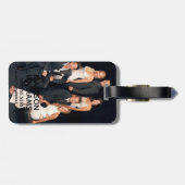 FRIENDS™ | Groep in zwart-wit — Formulier Draag Bagagelabel (Achterkant horizontaal)