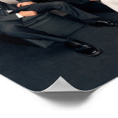 FRIENDS™ | Groep in zwart-wit — Formulier Draag Poster (Hoek)