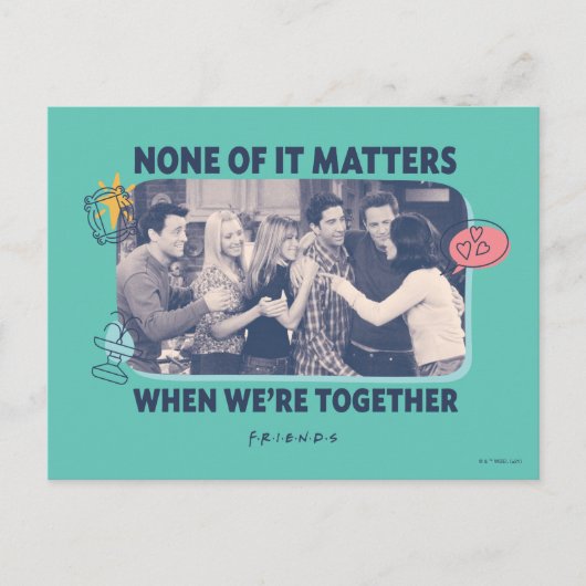 FRIENDS™ | Groepsknuffel Briefkaart (Voorkant)