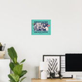 FRIENDS™ | Groepsknuffel Poster (Thuiskantoor)