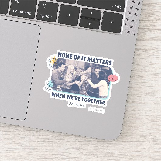 FRIENDS™ | Groepsknuffel Sticker (Detail)