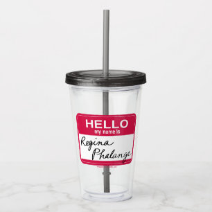 FRIENDS™ Hallo Mijn naam is Regina Phalange Acryl Drinkbeker