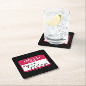 FRIENDS™ | Hallo Mijn naam is Regina Phalange Kartonnen Onderzetters (Insitu)