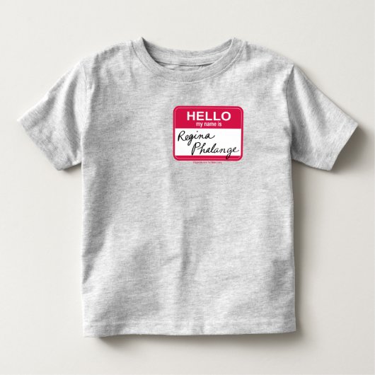 FRIENDS™ | Hallo Mijn naam is Regina Phalange Kinder Shirts (Voorkant)