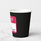 FRIENDS™ | Hallo Mijn naam is Regina Phalange Papieren Bekers (Achterkant)