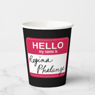 FRIENDS™ Hallo Mijn naam is Regina Phalange Papieren Bekers