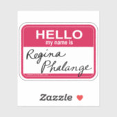 FRIENDS™ | Hallo Mijn naam is Regina Phalange Sticker (Vel)