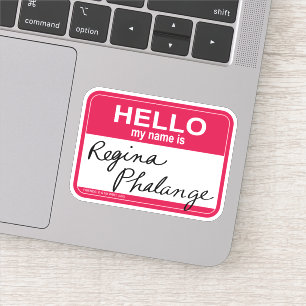 FRIENDS™ Hallo Mijn naam is Regina Phalange Sticker