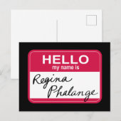 FRIENDS™ | Hallo Mijn naam is Regina Phalange Uitnodiging Briefkaart (Voorkant / Achterkant)