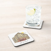 FRIENDS™ | Het Apartementengebouw van Monica Bier Onderzetter (Rechterzijde)