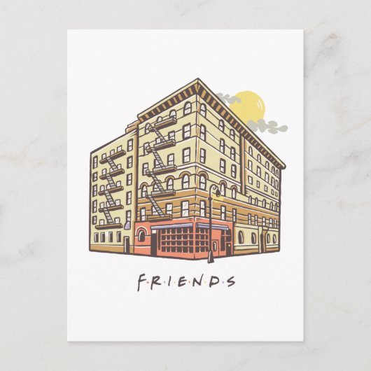 FRIENDS™ | Het Apartementengebouw van Monica Briefkaart (Voorkant)